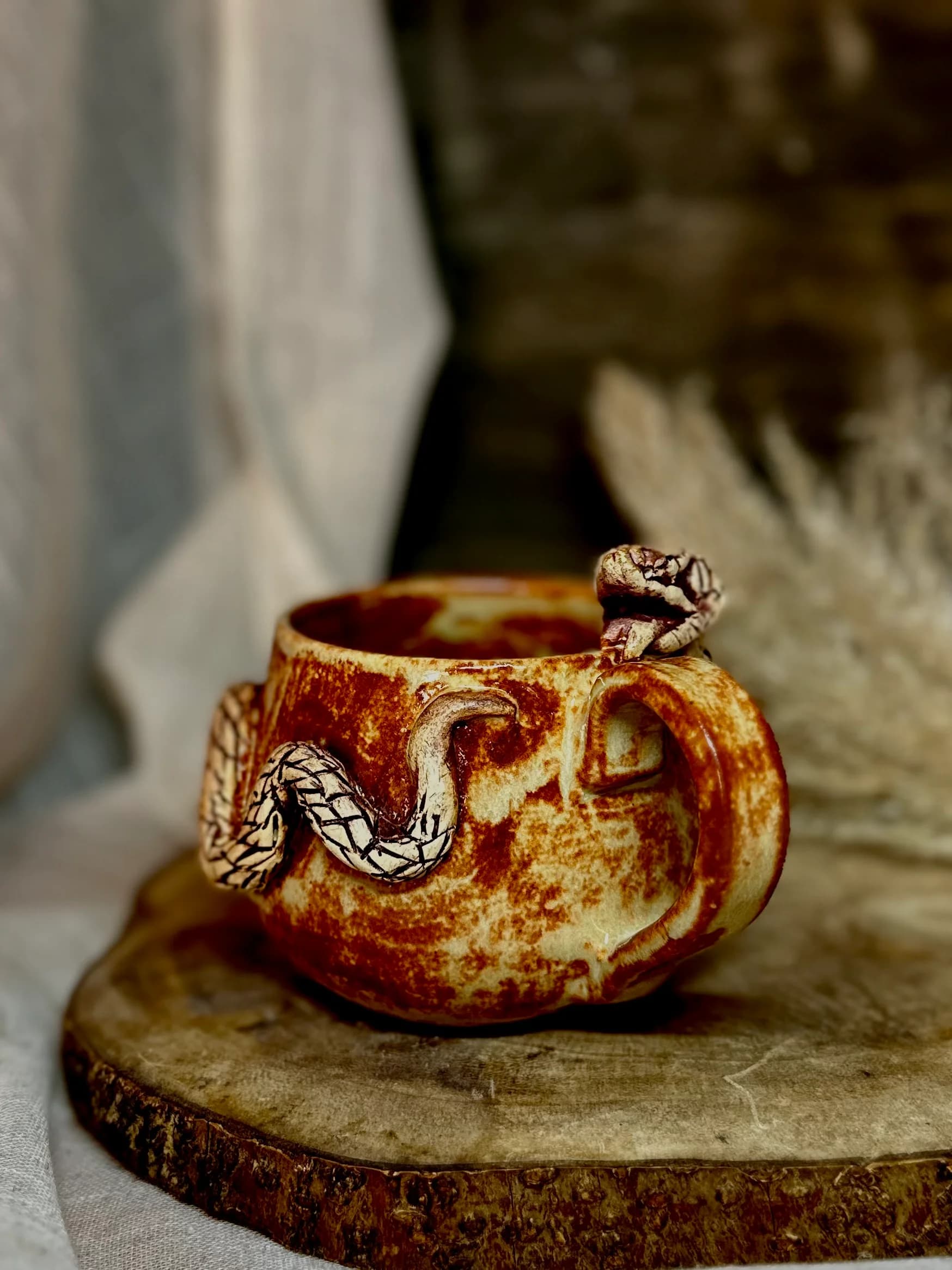 Wąż - kubek ceramiczny 350ml - zdjęcie 3
