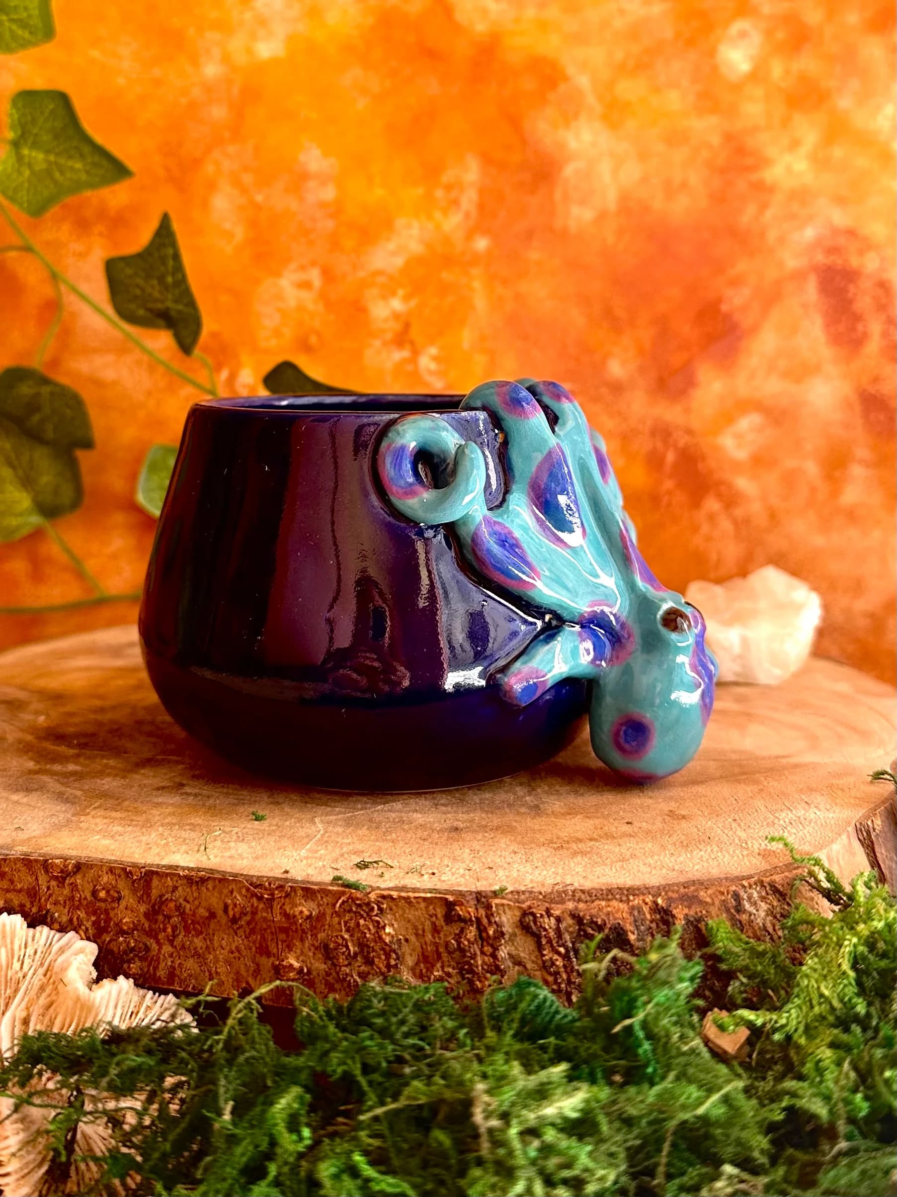 Czarka Ośmiornica - kubek ceramiczny bez ucha 200ml - zdjęcie 6