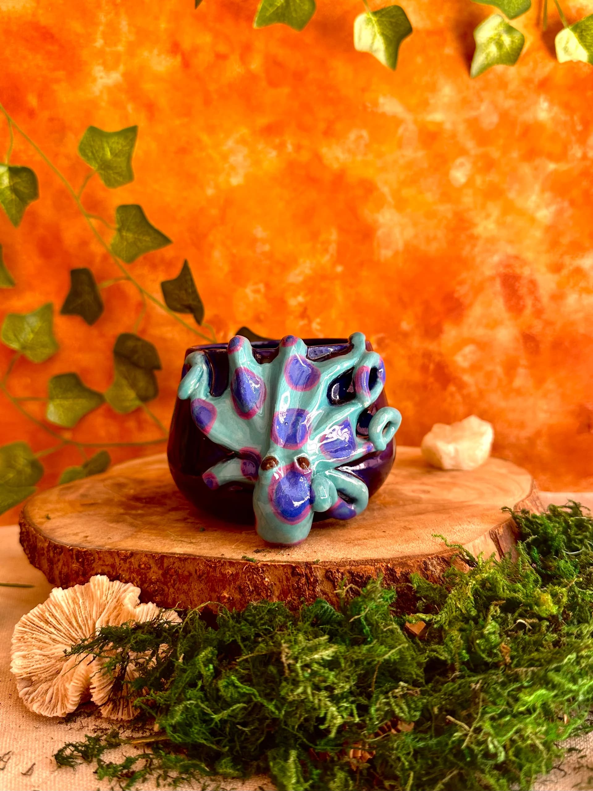 Czarka Ośmiornica - kubek ceramiczny bez ucha 200ml - zdjęcie 7