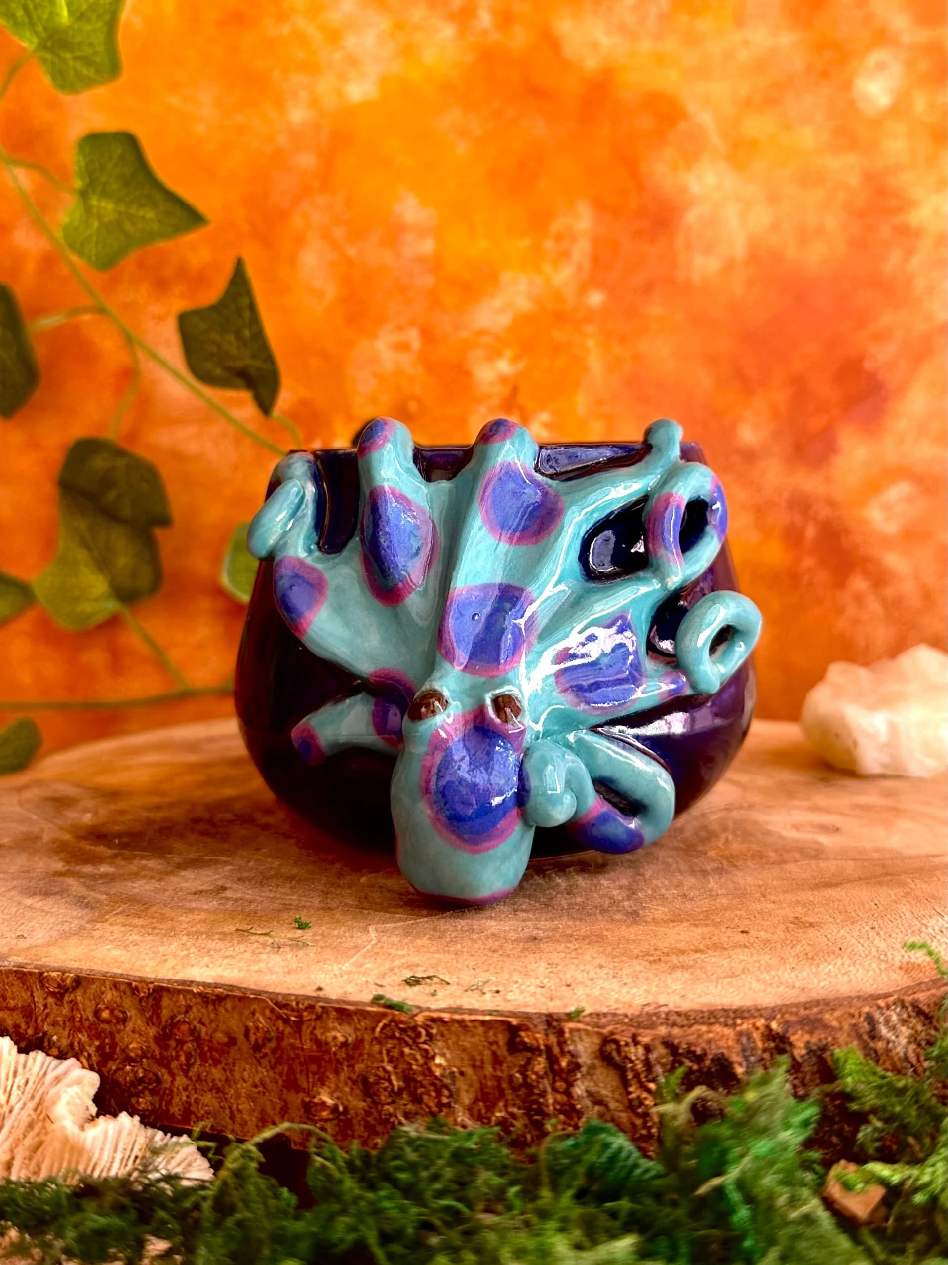 Czarka Ośmiornica - kubek ceramiczny bez ucha 200ml - zdjęcie 3