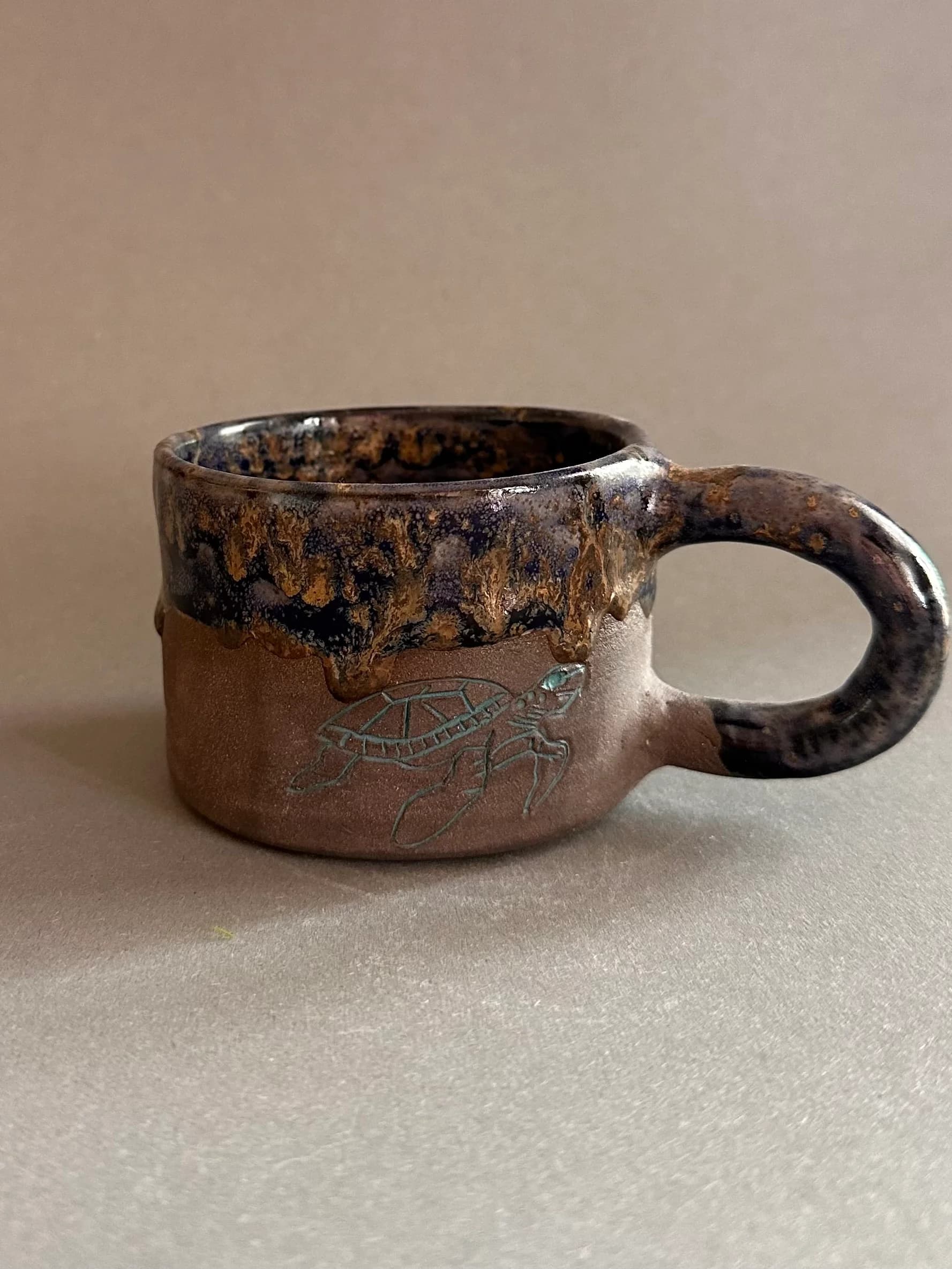 Żółw morski - kubek ceramiczny 200ml - zdjęcie 3