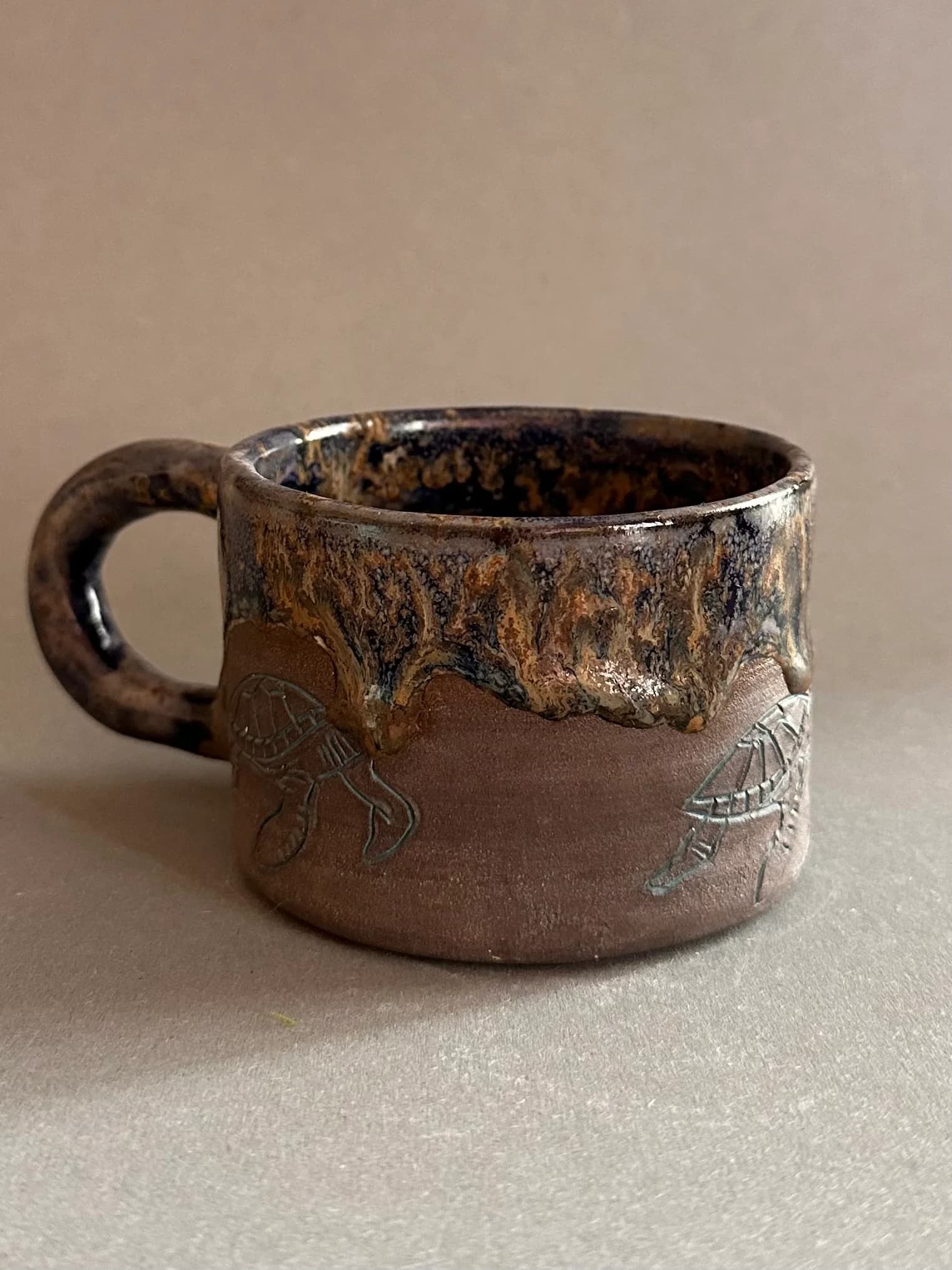 Żółw morski - kubek ceramiczny 200ml - zdjęcie 2