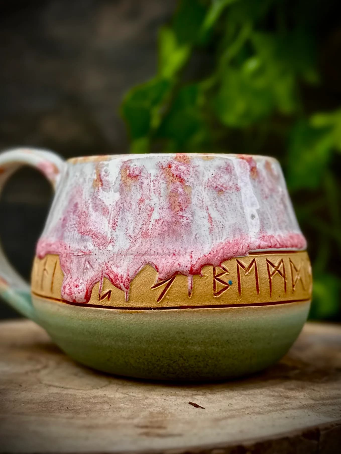 Runiczny kubek ceramiczny 300 ml - zdjęcie 4