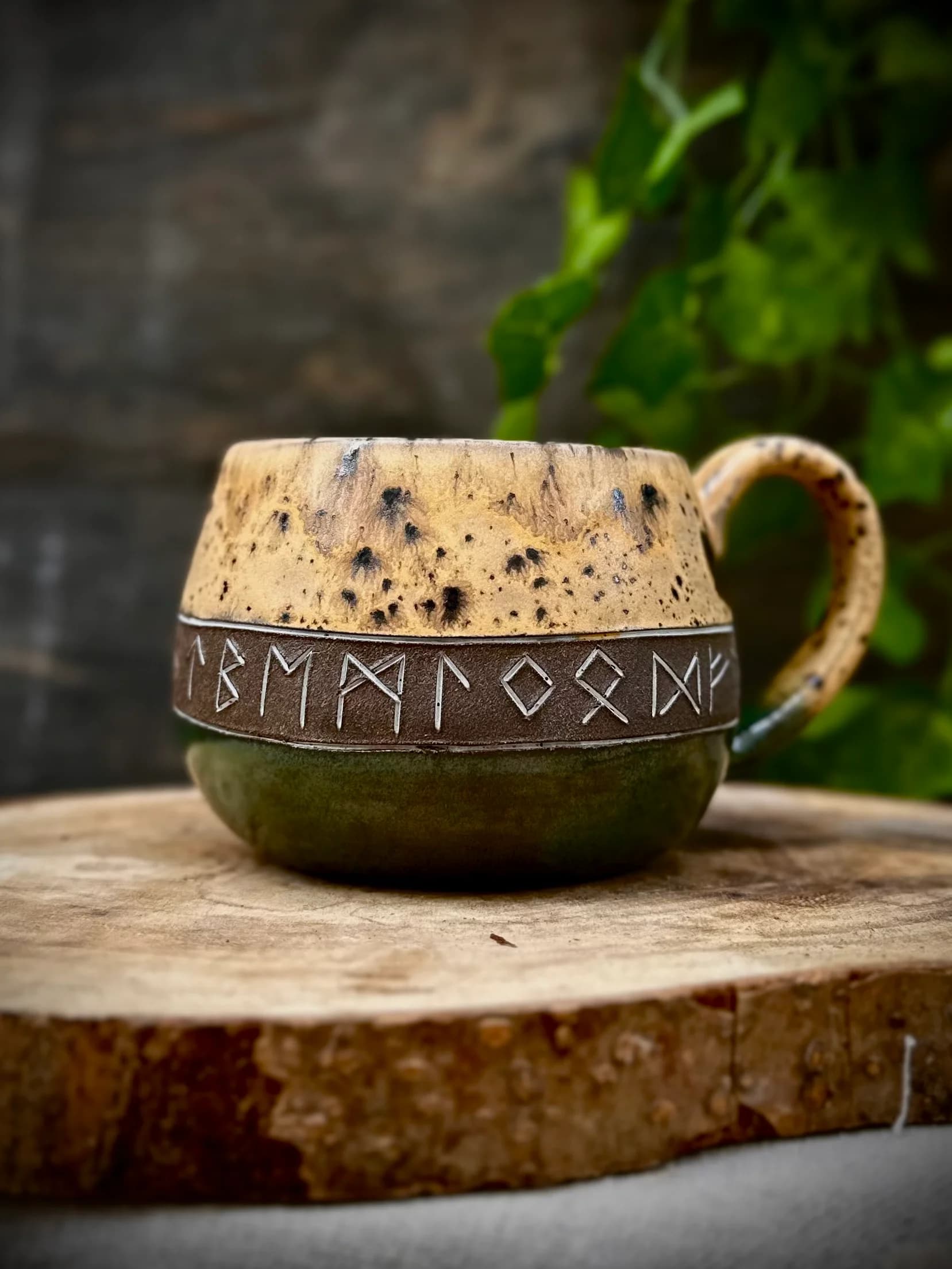 Runiczny kubek ceramiczny - 300ml - zdjęcie 5