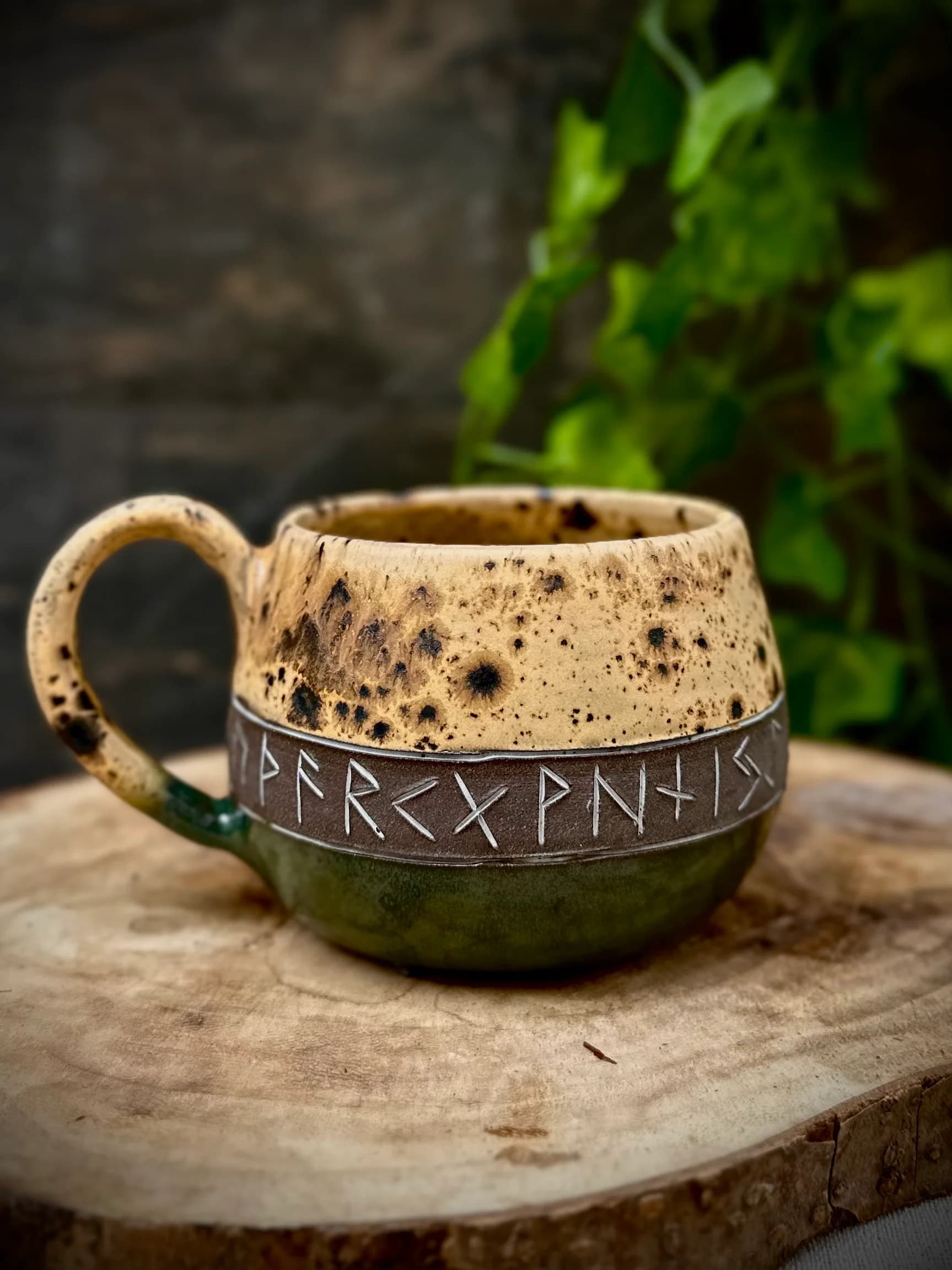 Runiczny kubek ceramiczny - 300ml - zdjęcie 6