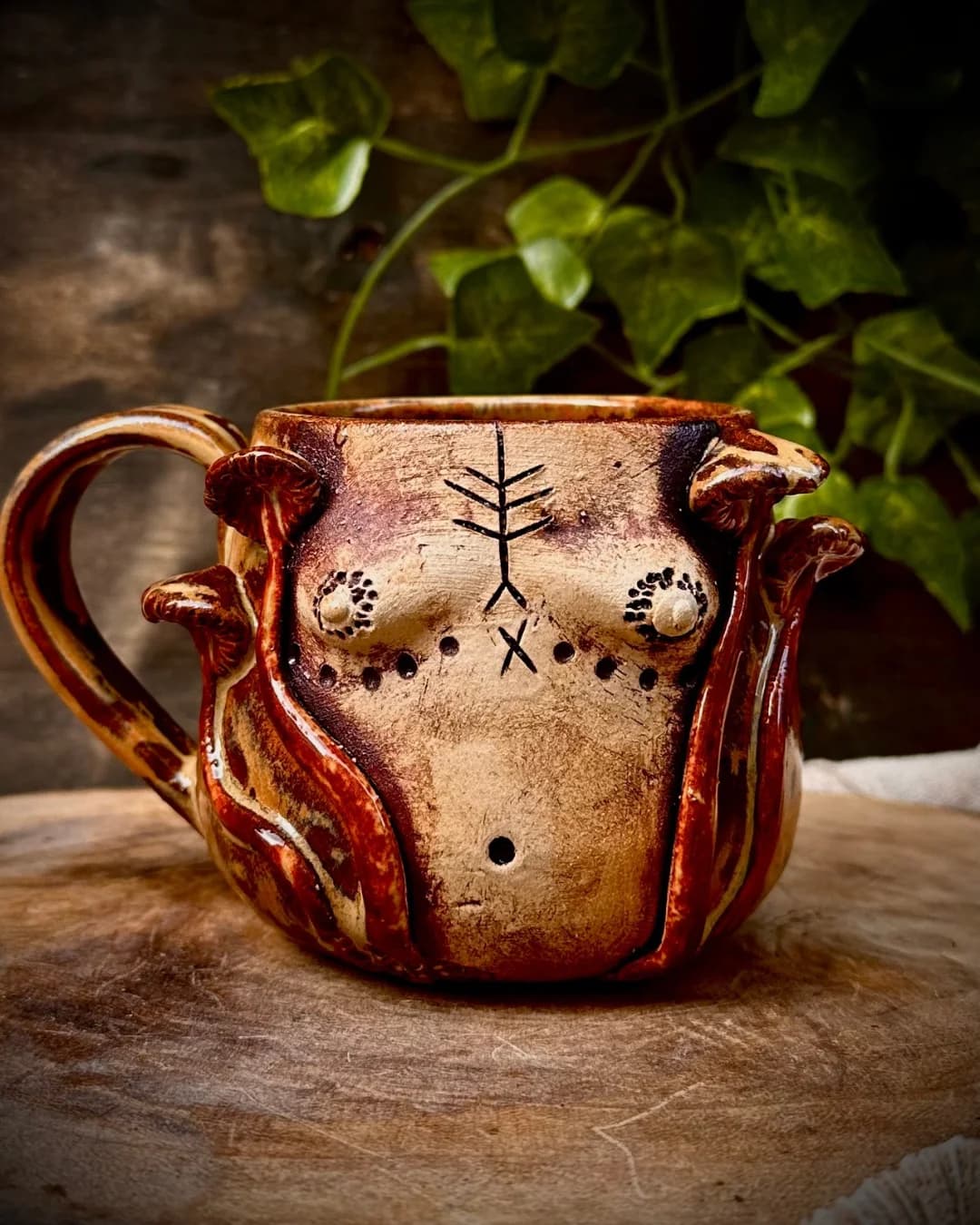 Mokosz - leśny kubek ceramiczny 250ml - zdjęcie 2